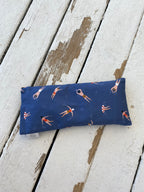 Organic Cotton Eye Pillow with Flaxseed, Lavender & Baltic Amber