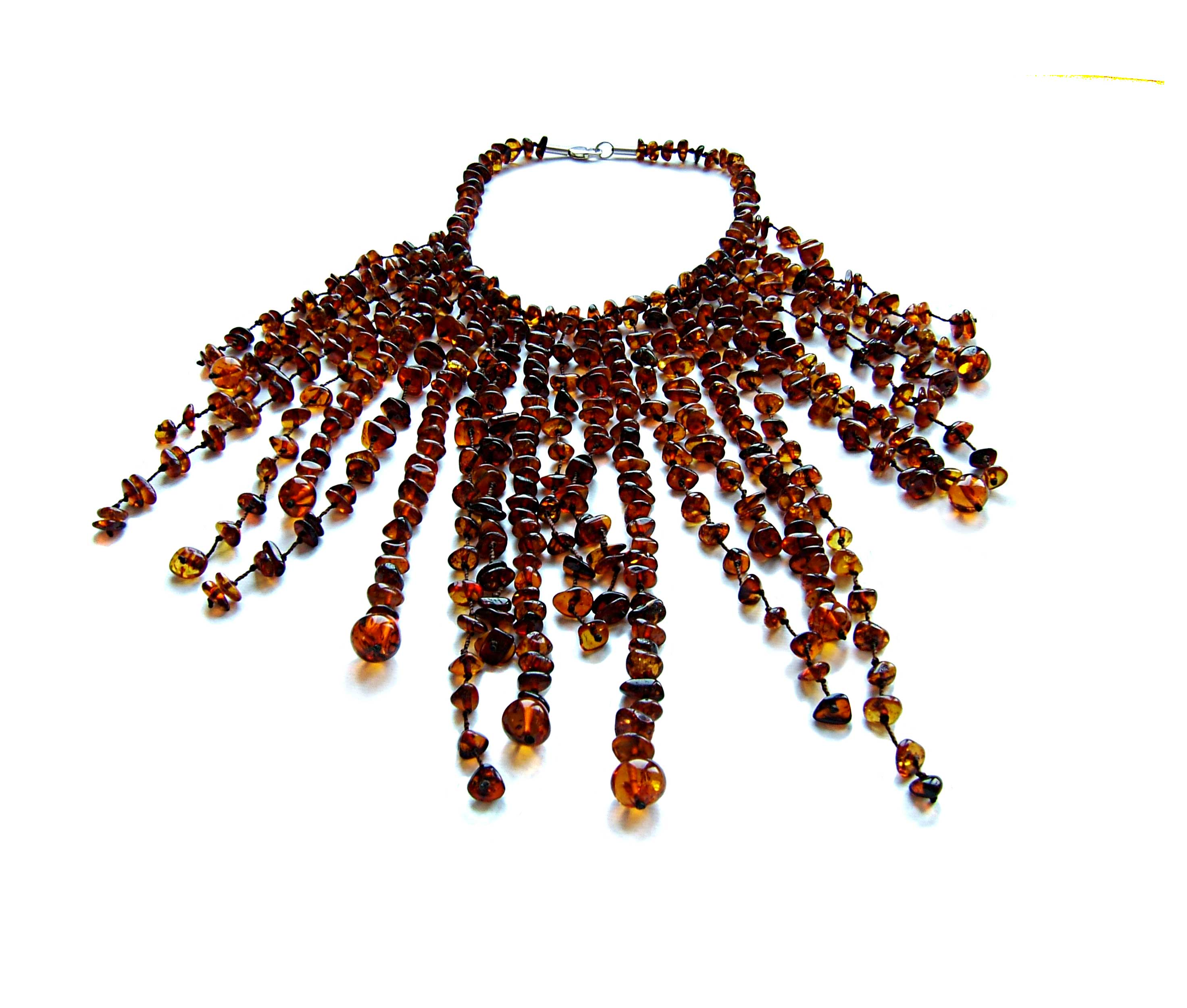 Naszyjnik bursztynowy "Statement" 6