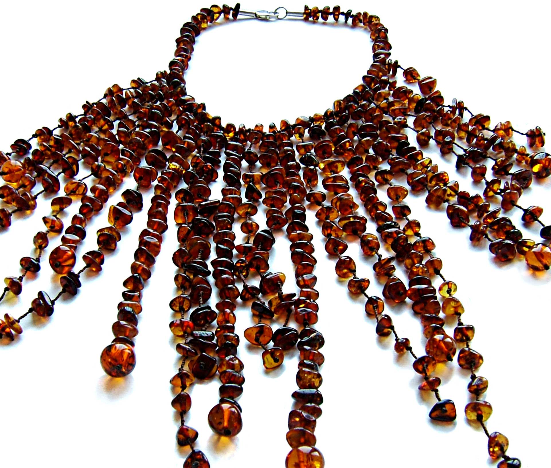 Naszyjnik bursztynowy "Statement" 6