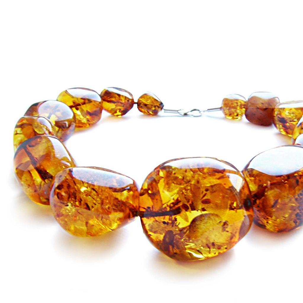 Cognac Amber Necklace