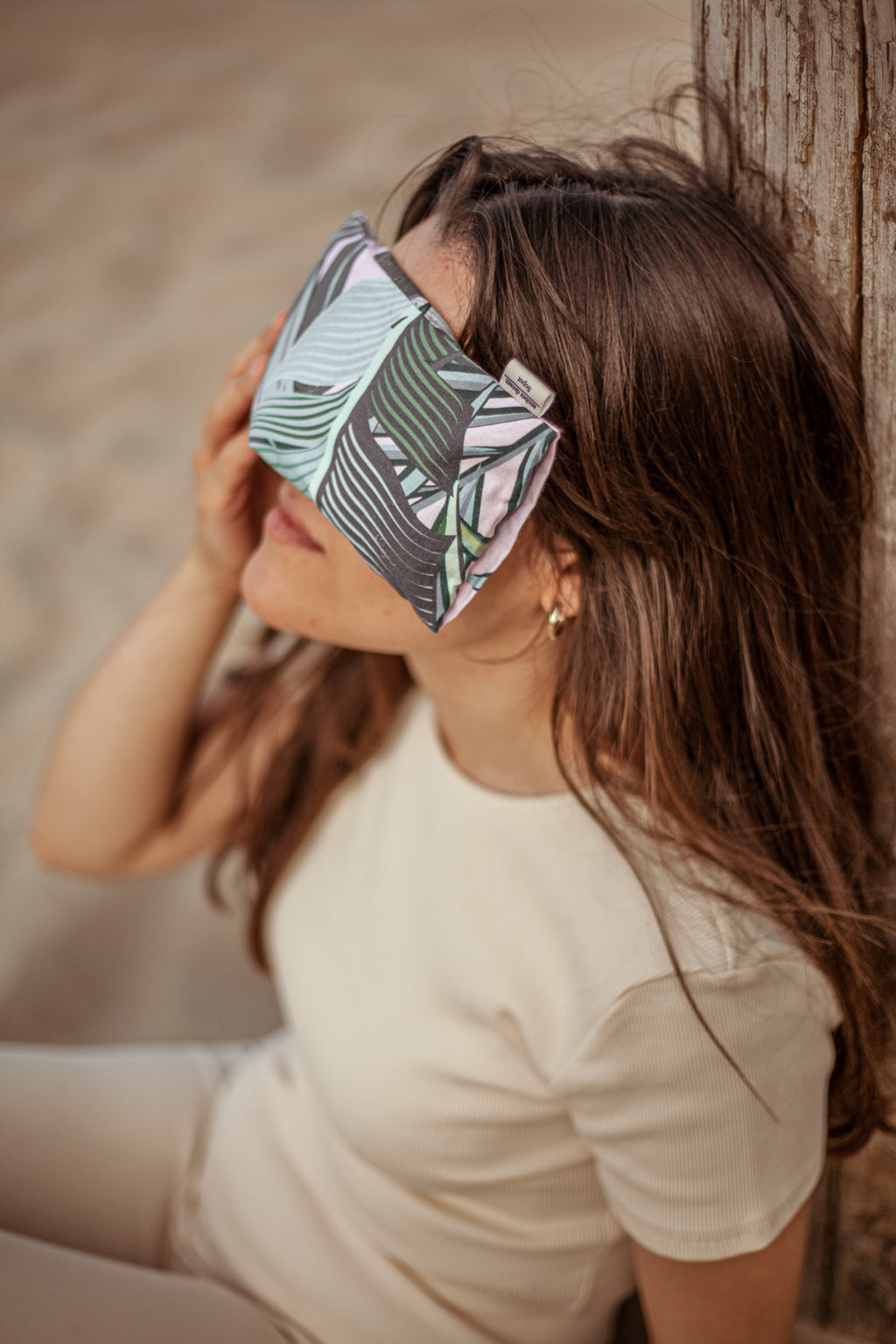 Lniana Poduszka na Oczy