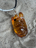Amber Turtle Pendant
