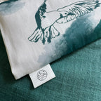 "Sopot" Organic Cotton Eye Pillow with Flaxseed, Lavender & Baltic Amber