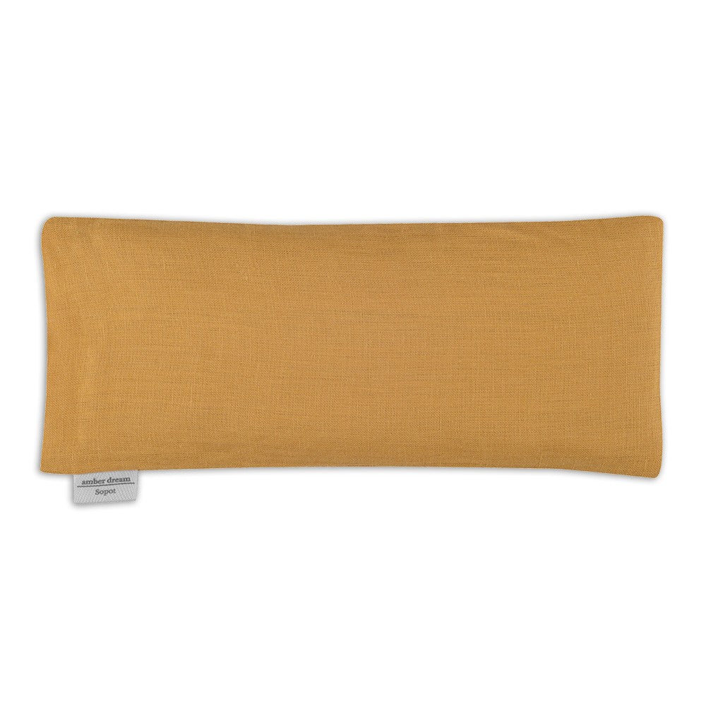 Linen Eye Pillow with Flaxseed, Lavender & Baltic Amber