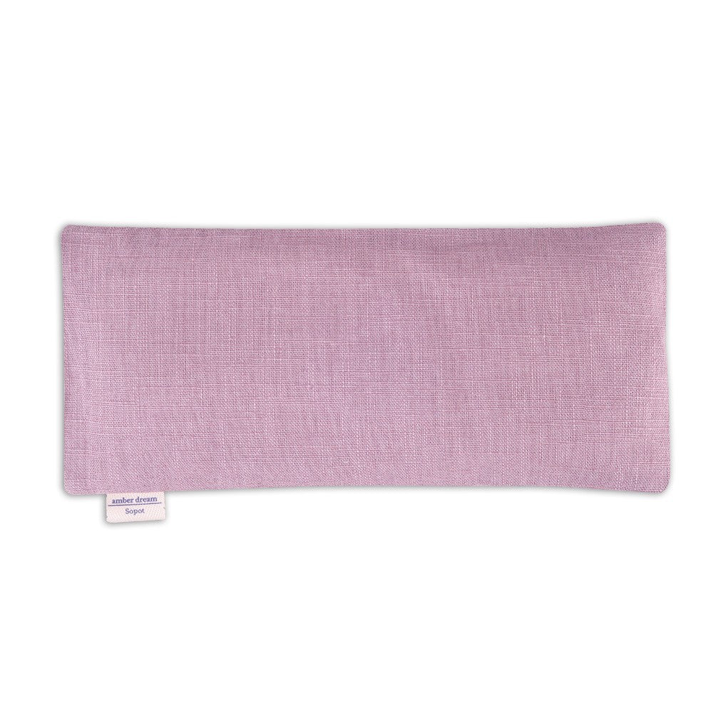 Linen Eye Pillow with Flaxseed, Lavender & Baltic Amber