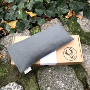 Linen Eye Pillow with Flaxseed, Lavender & Baltic Amber