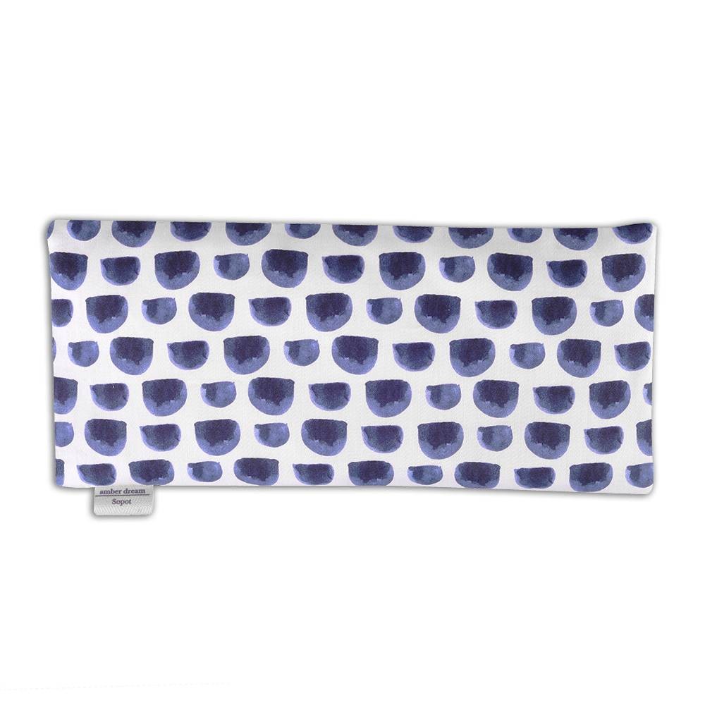 Organic Cotton Eye Pillow with Flaxseed, Lavender & Baltic Amber