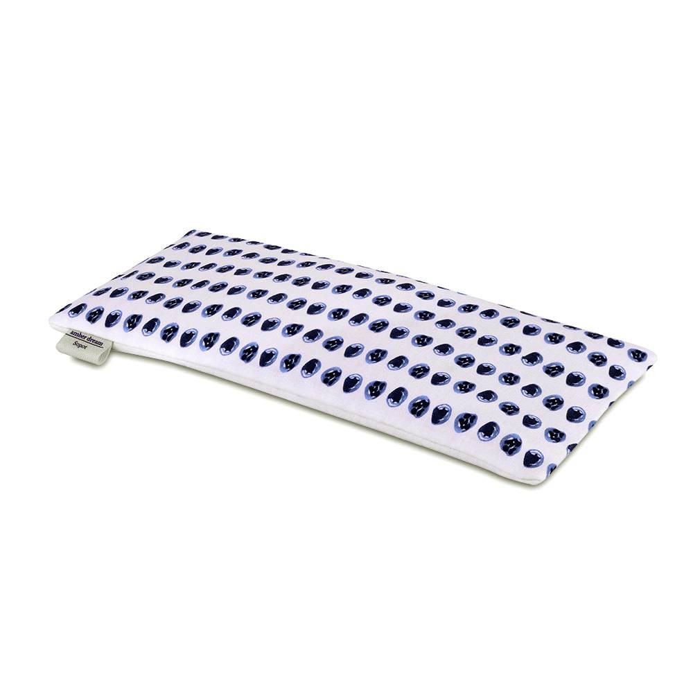 Organic Cotton Eye Pillow with Flaxseed, Lavender & Baltic Amber