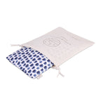 Travel Pillow in Organic Cotton Sateen with Buckwheat Hulls & Baltic Amber