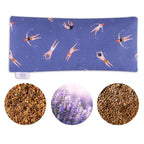 Organic Cotton Eye Pillow with Flaxseed, Lavender & Baltic Amber